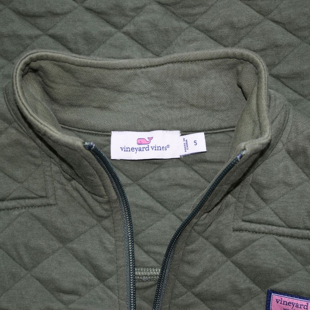 VINEYARD VINES Women's Diamond Quilted Pullover Shirt Size S - Picture 5 of 9